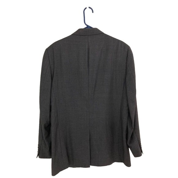 Men's Vintage Cremieux Loro Piana Wool Blazer Sport Coat Gray Plaid 46L - Picture 13 of 13